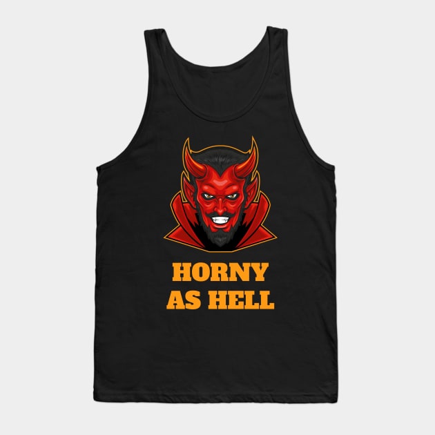 Horny Devil Tank Top by sqwear